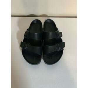 Birkenstock Arizona EVA Black Rubber Slides Sandals Mens Size 42 - USED